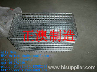 Stainless steel cleaning basket.