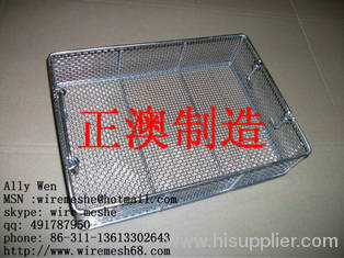 medical equipment disinfection basket
