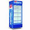 4 Shelves Commercial Refrigerator Freezer , Glass Door Merchandiser Refrigerator