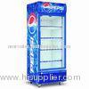 4 Shelves Commercial Refrigerator Freezer , Glass Door Merchandiser Refrigerator
