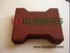 Rubber Grains Rubber Floor Tile , Rubber dog bones tiles