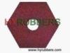 Shock Proof Rubber Floor Tile , Rubber Square Tiles