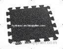 Non-Toxic Rubber Floor Tile , Interlock Rubber Tiles