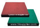 Water Proof Rubber Floor Tile , Playground Rubber Tiles