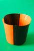 Round Coloured Plastic Seedling Pots indoor , HDPE peat pots for seedlings