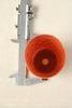 PE Plastic gardening pots small , small low and red for tree