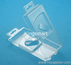 Vacuum plastic forming clamshell packaging