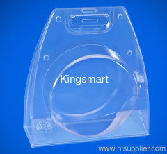 Thermoformed plastic clamshell packaging