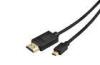 Type D to Type A Gold Plate Hdmi Cable