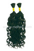 100% VIRGIN HAIR BULK CURLY INDIAN REMY BULK HAIR