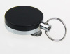 Chrome Retractable Badge Holder with Metal Clip,metal card holder