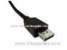 Black 13.5Gbit/s 1080p DiiVA Cable Male to Male For Audio / Video