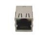 RJ45 8P8 Right Angle HDMI SMT Connector Phosphor Bronze With LED