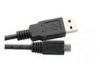 1.5M USB 2.0 a Male To Micro B Male Cable , PVC 45P Black UL94V-0 Over Mold