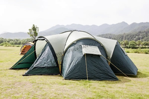 deluxe four rooms family tent