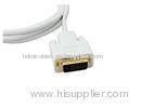 DVI (24 1) Mini Displayport Cables Male to Male with PVC 70p White Over mold