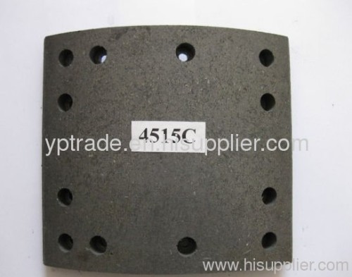 Professional truck brake lining brake pads exporter