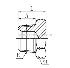 4N NPT MALE PLUG HYDROLIC ADAPTERS PIPE FITTINGS COUPLING CONNECTER