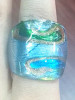 Enemal colored resin ring