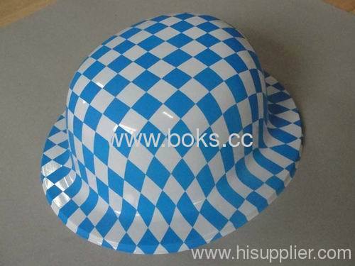 Plastic hat for good quality Smile party pvc hats