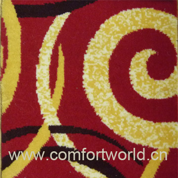 Printed Brushed Carpet Fabric