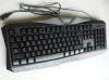 Large size blue light led gaming keyboard USB cable