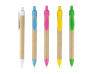 Promotional eco ballpoint pen with raindrop shape clip