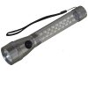 7 LEDs frontal+18LEDs lateral+6red LED flashlight