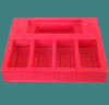 Vacuum forming plastic flocking blister trays for cosmetics