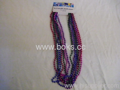 8ct plastic beads assort