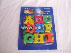 plastic magnetic letter toys