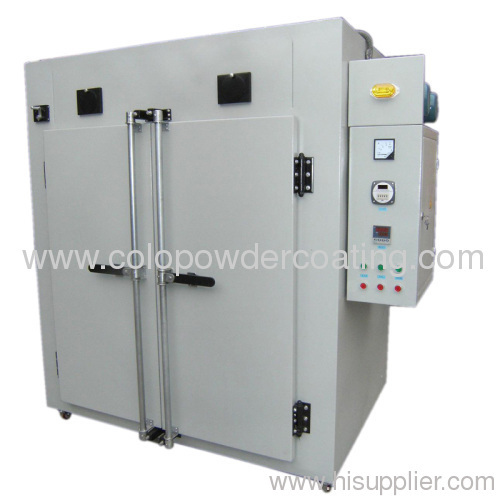 electrostatic powder coating cure oven