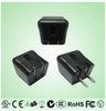 Foldable AC pin Universal USB Power Adapter with High efficiency CEC V and EUP 2011