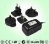 5W International Power Plug Adapters 5V 1A with Click-in Plugs