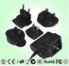 6W AC power adapter 5A with Exchangeable AC Plugs