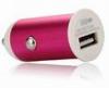 Compact pink Universal Portable USB Charger , 2A iphone 5v charger