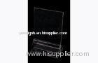 Custom Clear Acrylic Sign Holder , Acrylic Menu Poster Holders For Display