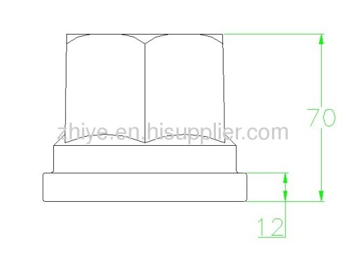 small ductile iron nut(screw cap) casting