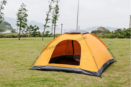 Three person dome tent