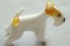 Handmade Glass Animals , White Dog For Decoration Or Gift