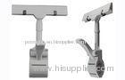 ABS Stanchion Price Tag Holder Clip , White Promotional Thumb Clips
