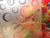 light acid etched glass /circle