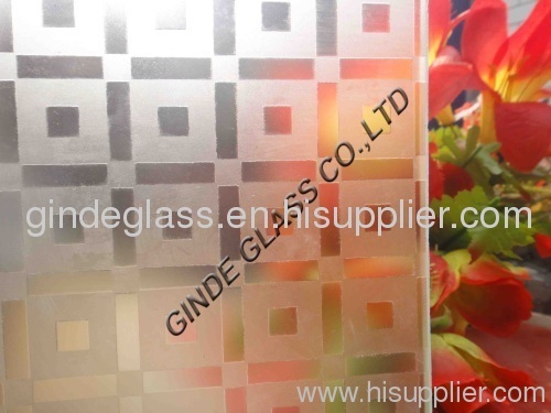 light acid etched glass /fangyun