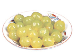Canned grapes in light syrup