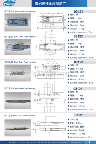 Steel/Stainless steel Paddle Handle Locks