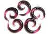 Glass Piercing Jewelry helix 00 Gauge for belly , body jewellery plugs