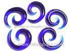 Custom spiral ear body piercing , 16 Gauge Glass Piercing Jewelry