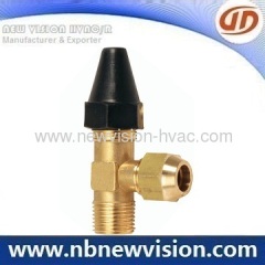 Refrigeration Angle Brass Ball Valve