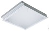 T8 Fluorescent Light Fixture with Grille, Grid & Reflector