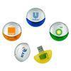 Round Body Plastic USB Flash Drive , 4GB 8GB Memory Sticks